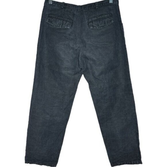 Isabel Marant Linen Blend Black Pant Size 40 - Picture 8 of 13